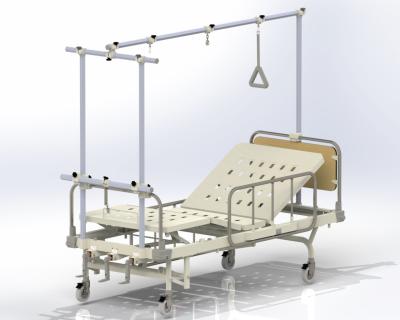 China HL-9901TD Cheap Price Horizontal Bar Orthopedic Traction Bed With Three Columns HL-0301TD for sale