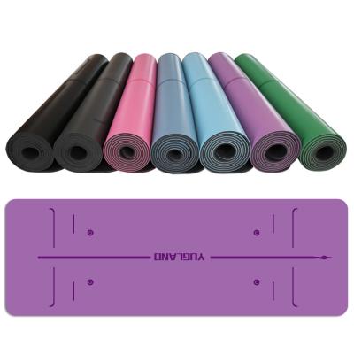 China Yugland Exercise Mat Natural Rubber PU Sweat Rubber Yoga Mat Absorbent Custom Made Eco-Friendly GYM for sale