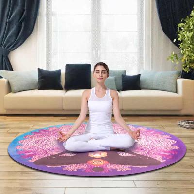 China Durable Wholesale Yugland Private Label Anti-Slip Exercise Sweden Round Yoga Mats for sale