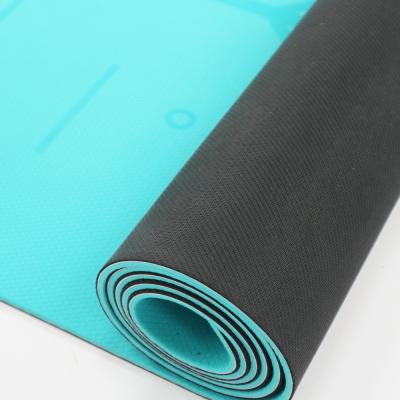 China Top-Handle In Wet And Dry Anti Slip Fitness Natural Rubber Band Fitness Yoga Mat for sale