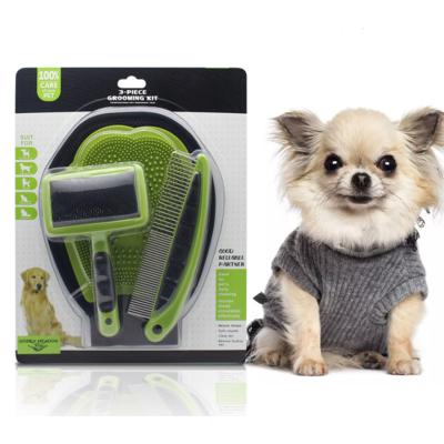 China New Arrival Sustainable Stainless Steel Dog Hair Removal Rake Pet Hair Remover Brush Deshedding Tool for sale