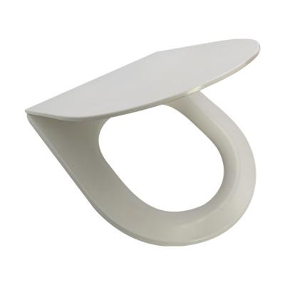 China Slow-end Toilet Seats UF Toilet Seat Cover Soft U-Shaped Narrow Bathroom Toilet for sale