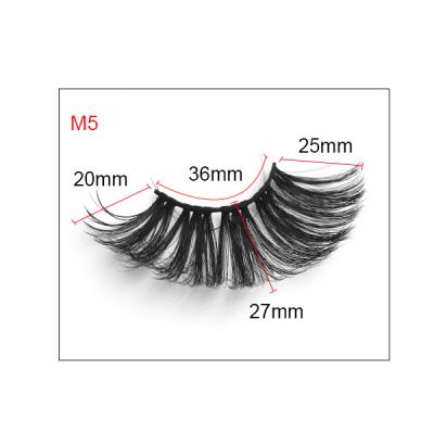 China Factory natural 8d 25mm hot sale customization the naturally thin dense volume false eyelashes for sale