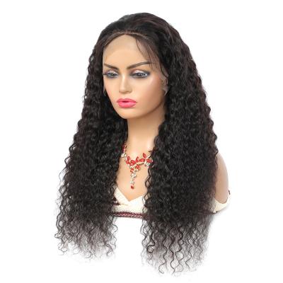 China Exotic Atmosphere High Quality Custom Europe and America Curl Long Hair Wigs Lace Front Wigs Natural Human Hair Wigs for sale