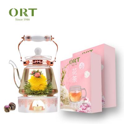 China Chinese Blooming Flower Blossom Green Tea And Blooming Tea Made Of Green Black White Oolong Tea for sale