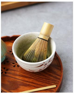 China Kit Set Of 5 Matcha Viable Tea Starter Ceramic Bowl With Chasen Bamboo Whisk And Spoon for sale