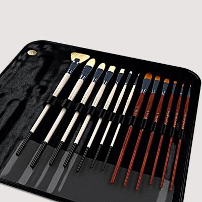 China 13-pieces Brush Kit Professional 13 Pcs Artist Brushes Kit For Oil.Acrylic And Watercolor Painting Brushes for sale