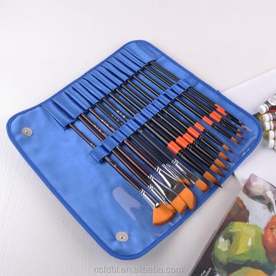 China High End Oil Watercolor Set Brush With Bag Makers China Brush For Art Supply Free Samples for sale