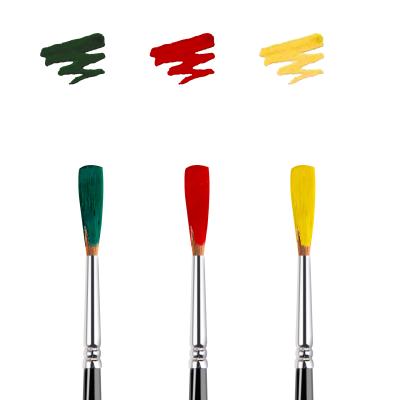 China Professional Artist Watercolor Kolinsky Sand Round Quality Paint Brush Set for sale