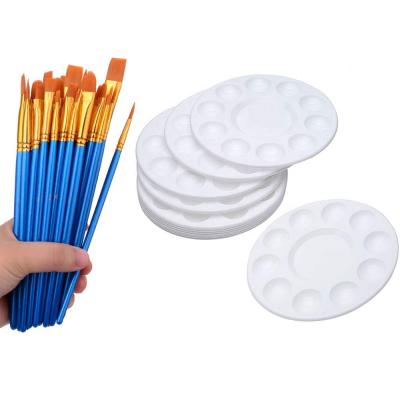 China Watercolor Brush Paint Artist And Paint Tray Pallet For Kids To Create Art Painting for sale