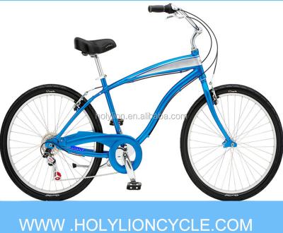 China Popular Beach Cruiser Steel Bicycle And Rear 7 Speed ​​In Beach for sale