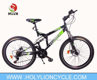 China Export quality 26inch suspension frame mountain bike suspension steel fork for sale