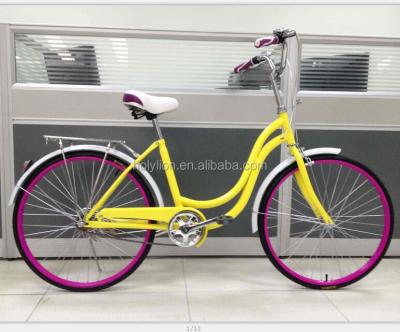 China High Quality Steel For Women Bike Cheap City Bike City Bicycle CITY-001 for sale