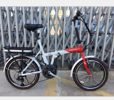 China 20inch steel folding bicycle ebike /floding electric bike E-SS011 for sale