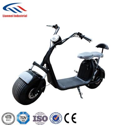 China Two Seat Electric Scooter 1000W/1500W Unisex Electric Motorcycle Citycoco With Two Wheel Fat Tire for sale