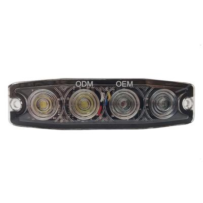 China Good Quality Aluminum Super Thin HF342 Led Warning Flashing Light for sale