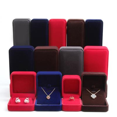 China Manufacturer Luxury Custom Jewelry Portable Ring Necklace Box for sale