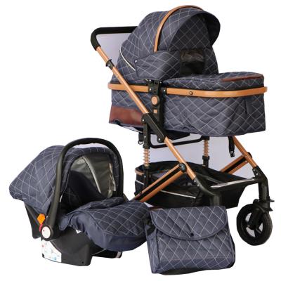 China China Supplier Luxury Baby Stroller Turkey Baby Strollers Sale 3 Directly In 1 Top Sight Baby Pram Carrier for sale