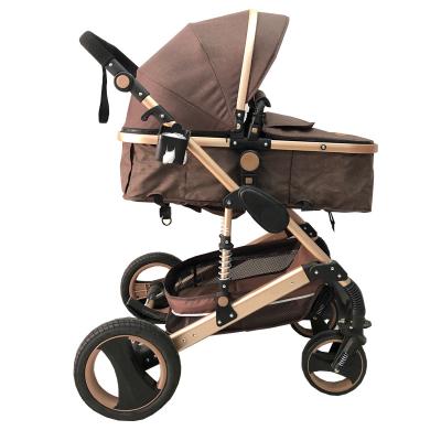 China Baby Carrrier 2020 Wholesale Check De Bebe Folding Reversible 3 in 1Baby Carriage with Carseat for sale