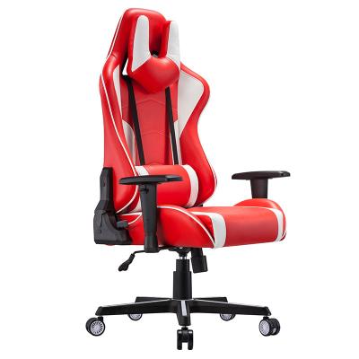 China (Size) PU Free Locking Adjustable Anji Red Leather Care Packing Gaming Chair for sale