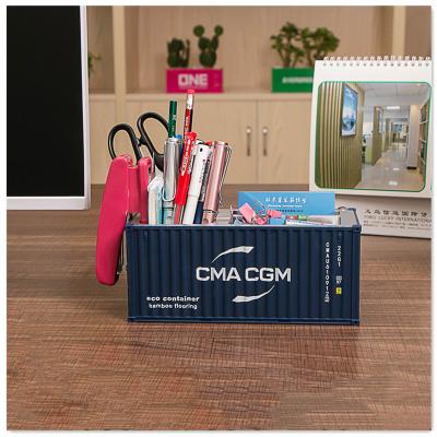 China Europe 1:30 Scale Pen Cloth And Card Holder Function Shipping Container Model Gift Promotional Gifts for sale