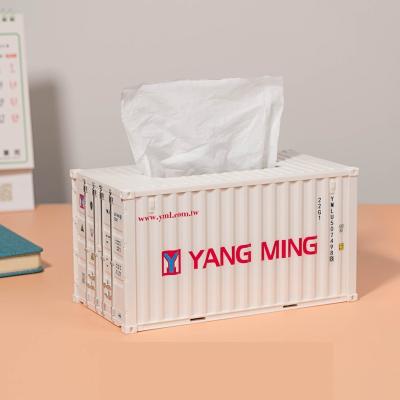 China China Plastic Tissue Container Cloth Rack Towel Boxes 1:25 Marine Container Simulation Model for sale