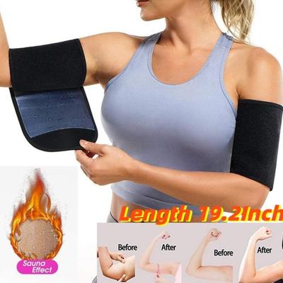 China Sauna Arm Trimmers Band Women Ion Coating Lose Fat Band Wrap Sleeve Arm Trimmer Shapers Belt for sale