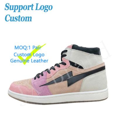 China OEM Wholesale High Top J1 Bapesta Replicaes Sports Shoes Homm Chaussur Tenis Zapatill CUSHIONING Basket Colored Custom Basketball Sneakers for sale