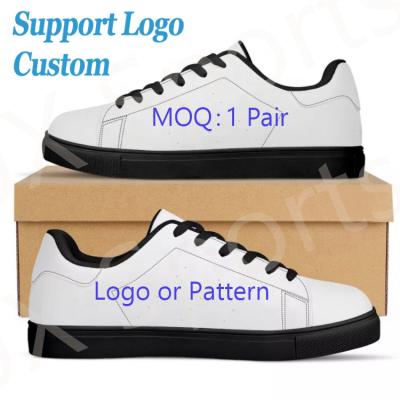 China CUSHIONING Digital printing Zapatos Para Hombre DIY picture moq bottom causal shoes custom white empty sneaker men for sale