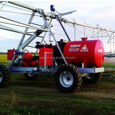 China Maximize Field Rainfine Irrigation China Most Popular Linear Irrigation Machine With End Spray Sprinkler for sale