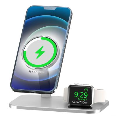 China Smart Watch 2021 New Arrivals Wireless Charger Stand, Type-C Magnet Wireless Charger for iphone 12 for sale