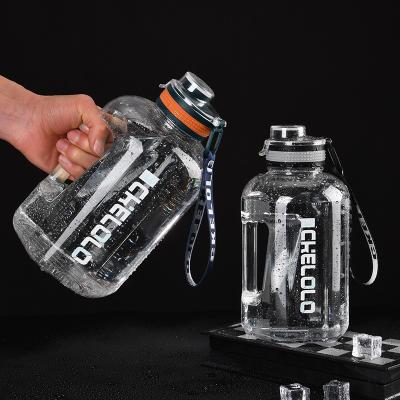 China Bulk Gym Viable Plastic Drinks Sports Amazon Motivational Water Bottle The Jug 56/78oz Gallon Motivational Plastic Water Bottle for sale