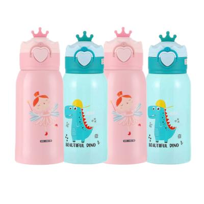 China 2021 Hot Sale Wholesale Stainless Steel Viable Double Wall Vacuum Insulated Sublimation Blanks Kids School Sippy Water Bottles Bulk for sale