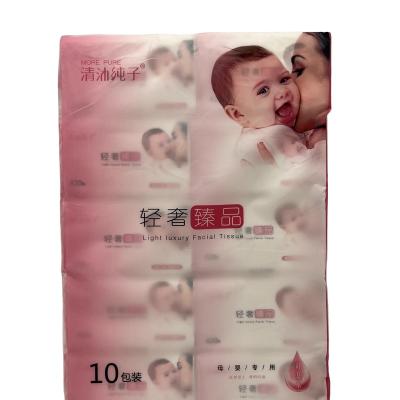 China 100% Facial Tissue Factory OEM Virgin Tissue Paper Tissue Paper Baby Wood Economic Magic Pulp Premium For Home for sale