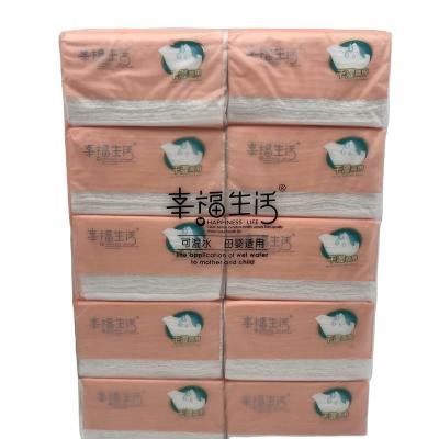 China Wholesale 100% Magical Disposable Wet Dry Natural Virgin Facial Tissue Soft Touch Tissue OEM Wood Cloth for sale