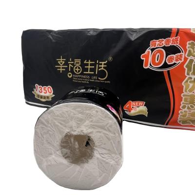 China Virgin wood pulp recycled wood pulp toilet paper hygienico roll virgin soft papel tissue good prices core bathroom paper for sale