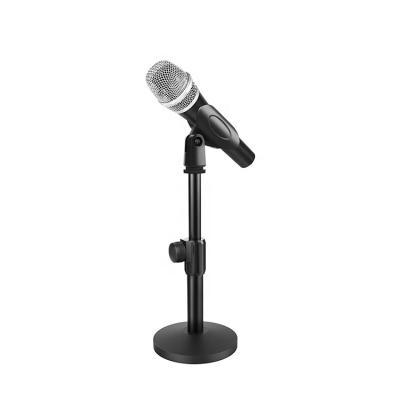 China Microphone Desk Stand, Adjustable 9 13 High Metal Microphone Stand, with 5/8 to 3/8 Adapter MS-130 for sale