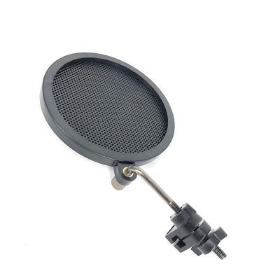 China Professional Metal+plastic microphone noise filter mask shield for other layered microphone wind noise double screen with a flexible for sale