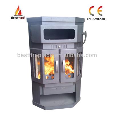 China Cast Iron Design Traditional Cast Iron Multi-Fuel Stove for sale