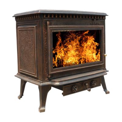 China Best Seller Modern Built-In Fireplace For Home Heating Classic Cast Iron Stove for sale