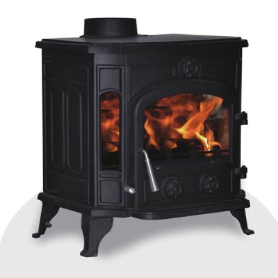 China Contemporary Large Size Wood Burning Stove With Back Bolier for sale