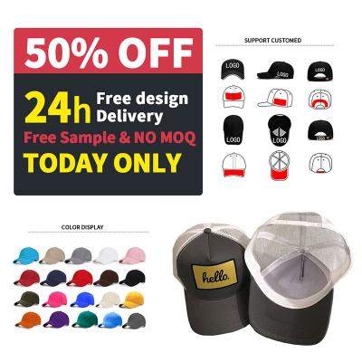 China COMMON High Quality Custom Logo Branded Sports Mesh Hats And Trucker Hats for sale