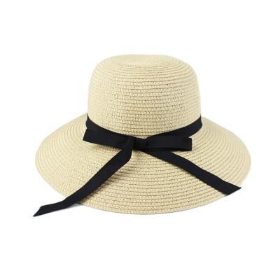 China New Style Character Summer Promotional Ladies Beach Straw Hat For Women for sale