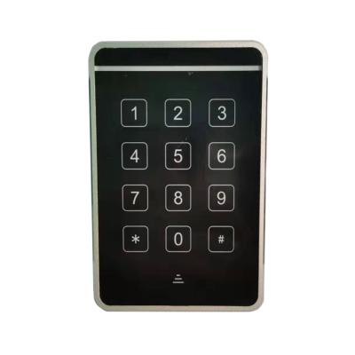 China Metal and ABS WG26/34/232/485 Recessed Mounted IC Card Password RFID NFC QR Code Access Control Card Reader for sale