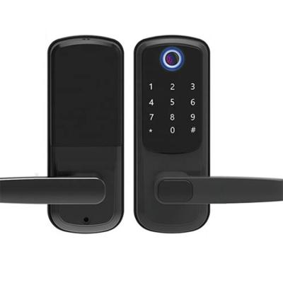 China CR-SL02 Remote Unlock CR-SL02 Smart Lock Front Door Smart Card Tuya Zigbee Door Lock for sale