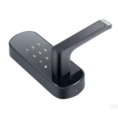 China Blue-tooth Black Home Use CR-SL01 Password Electronic Door Lock Hotel for sale