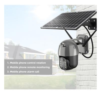 Chine Human Motion Tracking HD 1080p Waterproof Outdoor Camera Solar Powered Camera 4G Motion Detection Camera à vendre