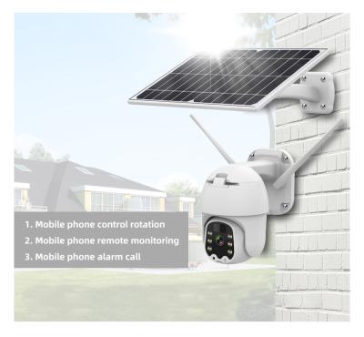 Cina NIGHT VISION Low Light Level IR Lens 4G SIM IP Security HD Outdoor Camera with Solar Panel in vendita