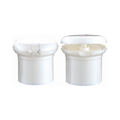 China Non Spill Factory Offering PP Plastic Clear White Flip Top Cap For Cosmetic Bottle Packaging for sale