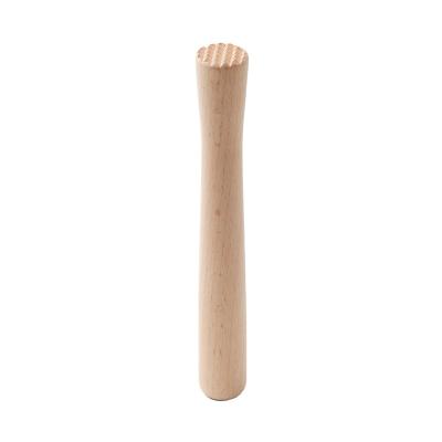 China Cocktail Shaker Set Factory Direct sales multifunctional wooden mixer stick Beech broken Popsicle rammer bar for sale